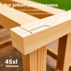 Jaki przekrój legarów pod taras