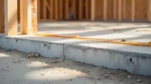 Podwalina pod ściany działowe